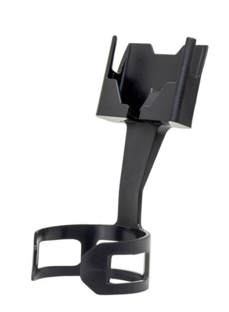 Car Phone Holder Stable 2 in 1 Anti-falling Support Black Cup Holder Phone Mount Auto Phone Stand Mount Car Supply - Image 1