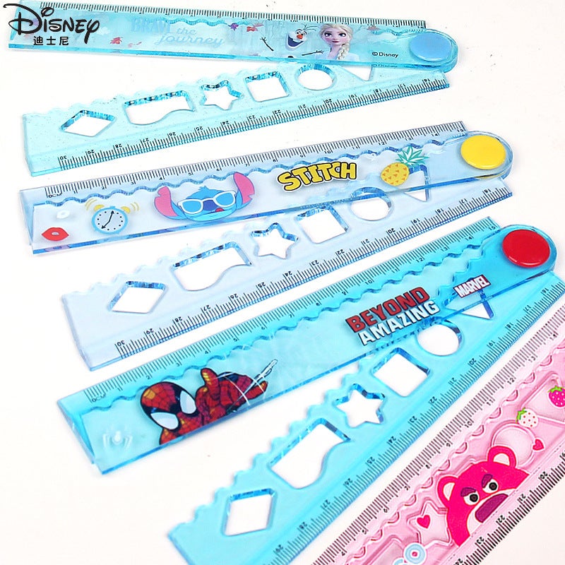 Frozen Elsa Princess Children'S Folding Ruler For Primary School Students Simple And Cute Measuring Stationery - Image 2