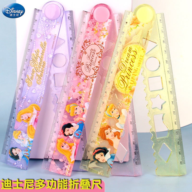 Frozen Elsa Princess Children'S Folding Ruler For Primary School Students Simple And Cute Measuring Stationery - Image 4