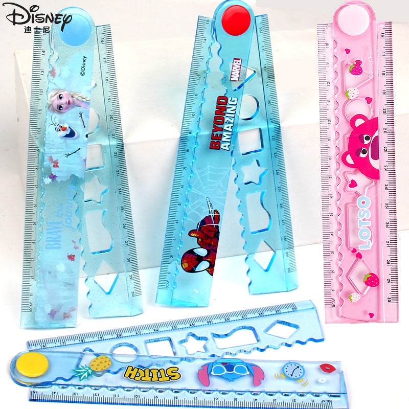 Frozen Elsa Princess Children'S Folding Ruler For Primary School Students Simple And Cute Measuring Stationery - Image 5