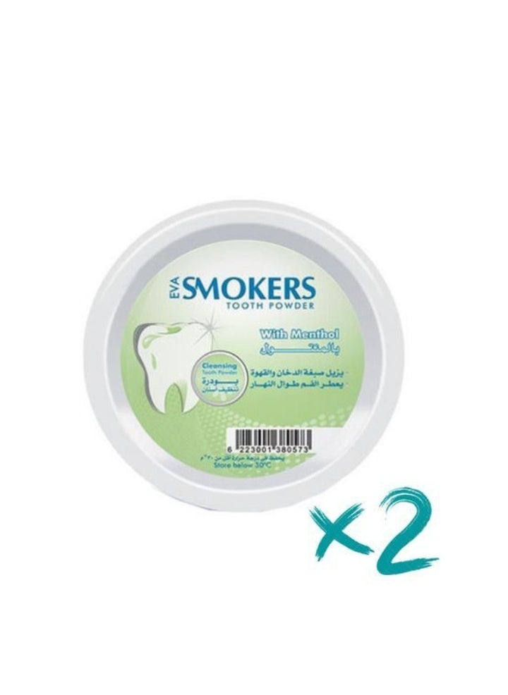 Eva Smokers Tooth Powder White 40grams  - Image 1