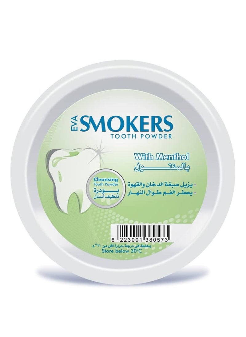 Eva Smokers Tooth Powder White 40grams  - Image 2