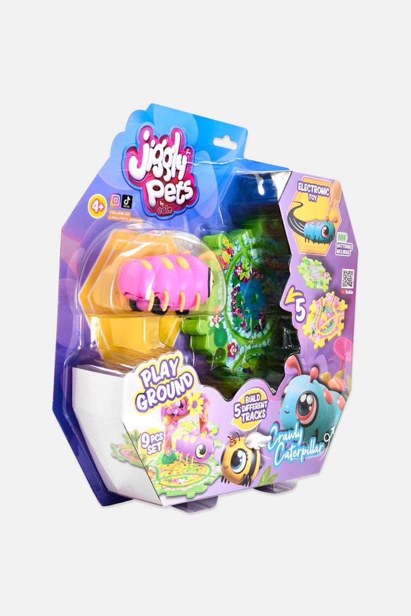 Jiggly Pets دودة زاحفة مع ملعب - Image 3