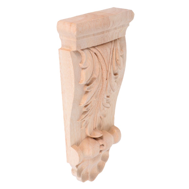 2pcs Wood Onlay Applique For Bed Door Cabinet Wardrobe Closet Furniture Decoration Decorative Trim Unpainted Corner Decal - Image 5