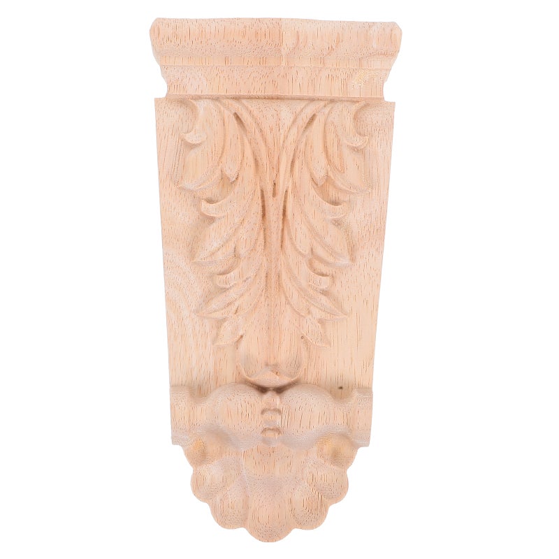 2pcs Wood Onlay Applique For Bed Door Cabinet Wardrobe Closet Furniture Decoration Decorative Trim Unpainted Corner Decal - Image 3