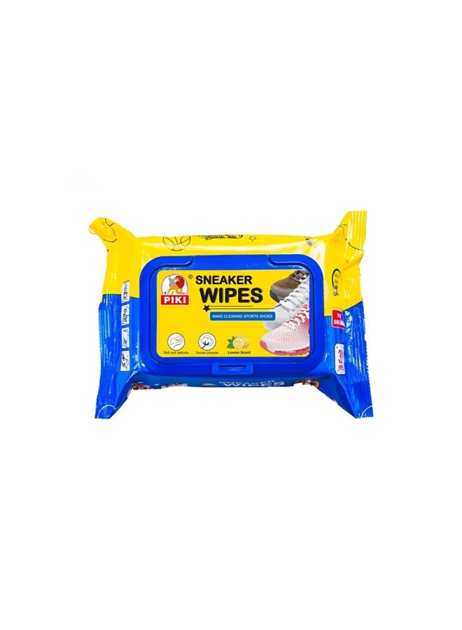 PIKI 2 Pack 30 Pcs (Total 60 Pcs Wipes)  Shoe Care Product, Cleaning Wipes, Sneaker Cleaner, Shoe Wipes Cleaner Sneaker Wipes Shoe Care Product Leather Wipes Multipurpose Cleaner Wipes  - Image 4