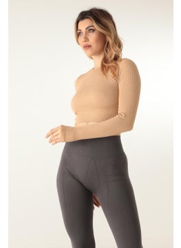 DoReMi Long Sleeve Crew Neck Ribbed Crop  - Image 5