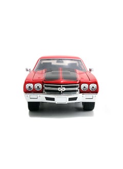JADA Fast And Furious 1970 Chevy Chevelle Ss Red  - Image 4