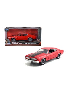 JADA Fast And Furious 1970 Chevy Chevelle Ss Red  - Image 2