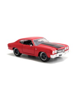 JADA Fast And Furious 1970 Chevy Chevelle Ss Red  - Image 5