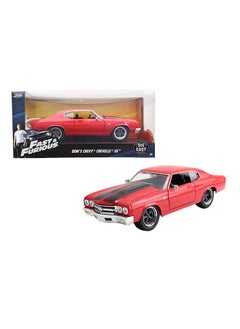 JADA Fast And Furious 1970 Chevy Chevelle Ss Red  - Image 1