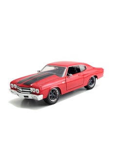 JADA Fast And Furious 1970 Chevy Chevelle Ss Red  - Image 3