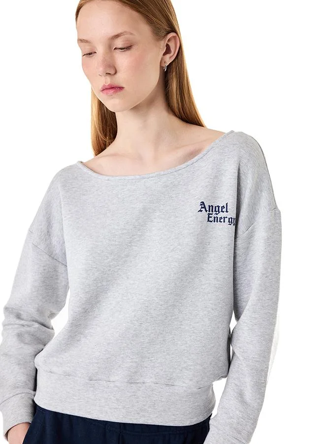 Koton Printed Sweatshirt