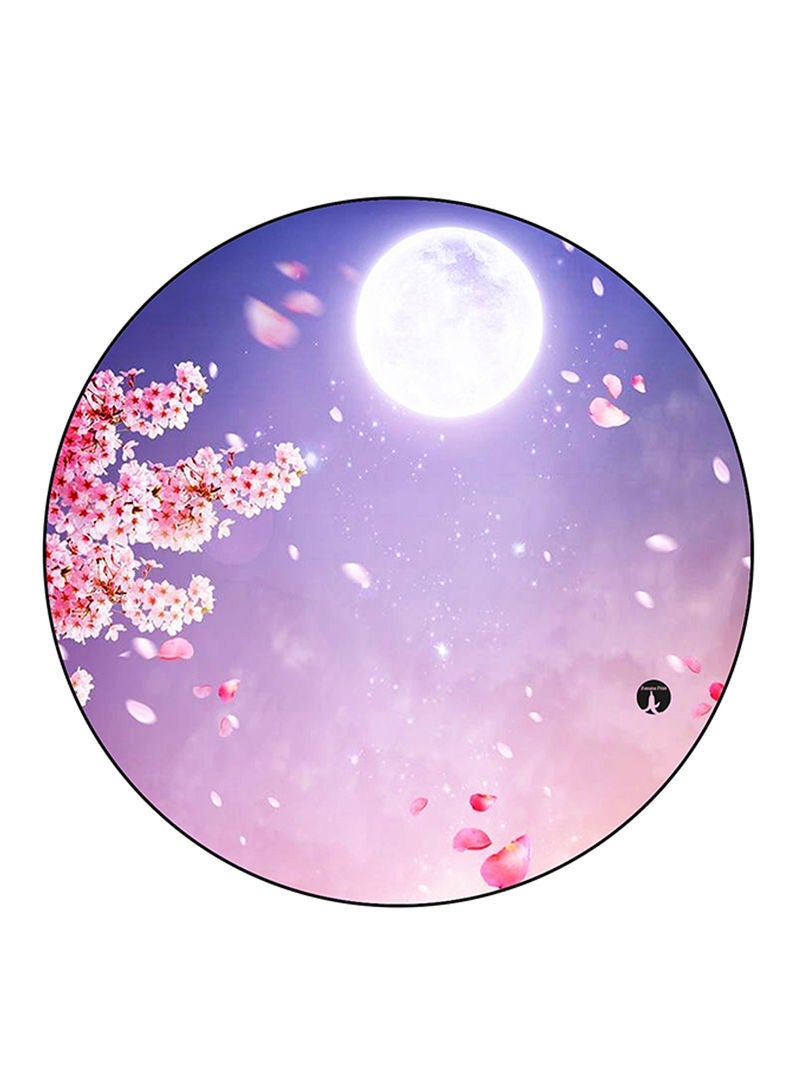 The Moon Printed Mouse Pad Multicolour