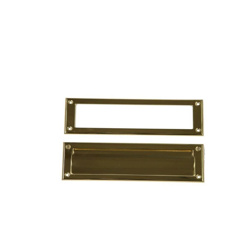 Architectural Mailboxes Mail Slot Cover for Front Door Mail Delivery Brass - Image 2