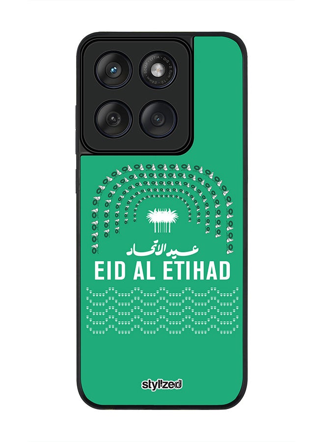 Stylizedd For Motorola MOTO Edge 60 Fusion/ Edge 60 Case,Slim fit Camera Protection, Shockproof Thin Phone cover  - Eid Al Etihad 53 National Day Green - Image 1