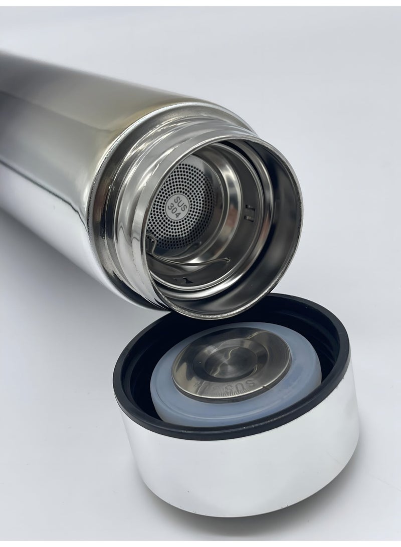 أو جي إس كوب حراري ستانلس ستيل بغطاء رقمي عزل يحافظ على البرودة 24 ساعة والحرارة 12 ساعة بجودة عالية - Image 4