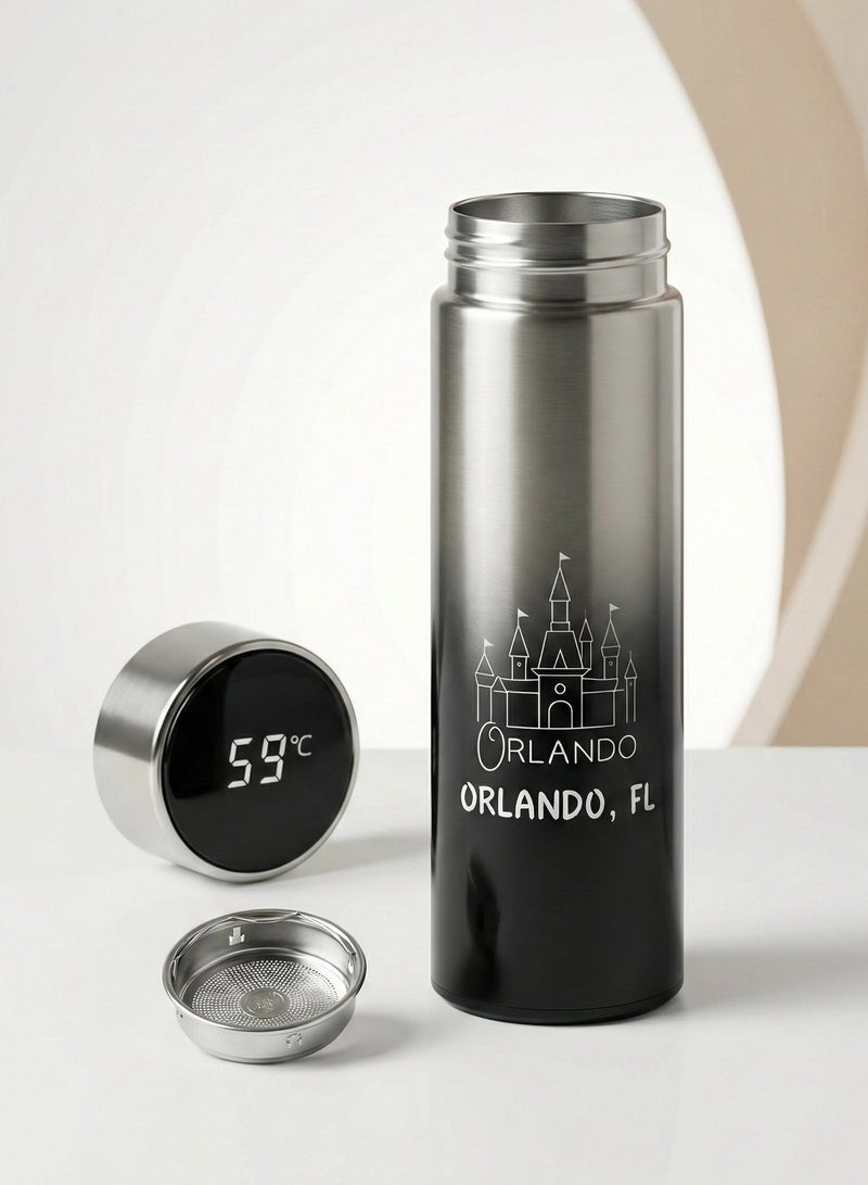 أو جي إس كوب حراري ستانلس ستيل بغطاء رقمي عزل يحافظ على البرودة 24 ساعة والحرارة 12 ساعة بجودة عالية - Image 1