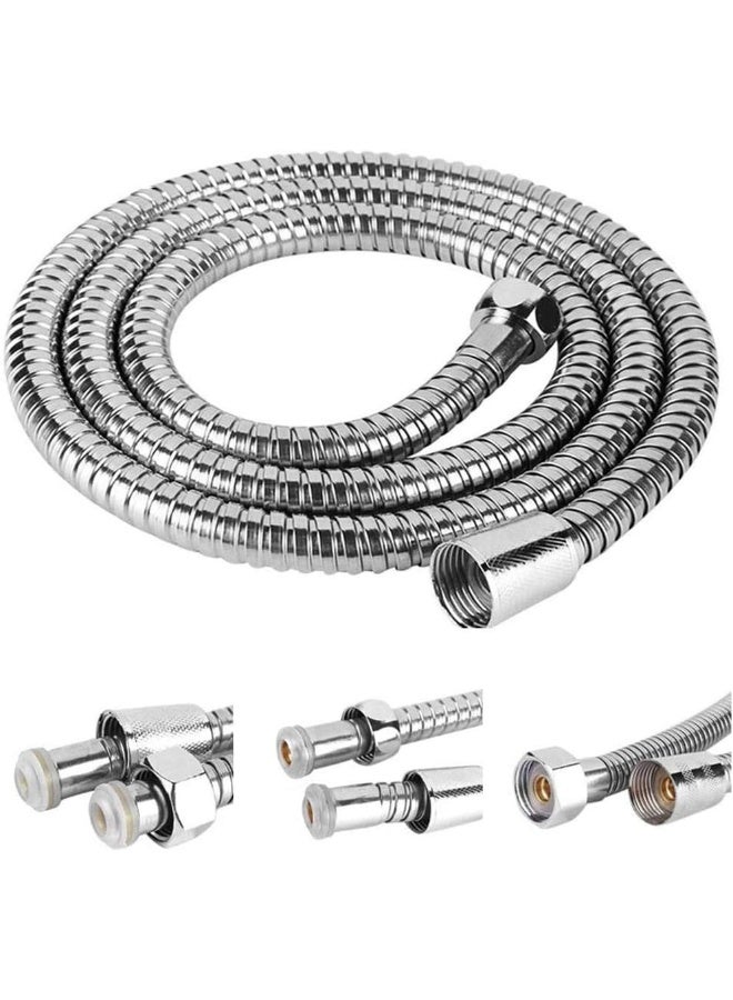 Rubik Shattaf Pipe, Muslim Shower Hose Pipe For Toilet Handshower, Stainless Steel Flexible Explosion-Proof Encryption Hose (1 Meter)  - Image 1