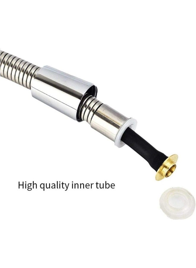 Rubik Shattaf Pipe, Muslim Shower Hose Pipe For Toilet Handshower, Stainless Steel Flexible Explosion-Proof Encryption Hose (1 Meter)  - Image 3