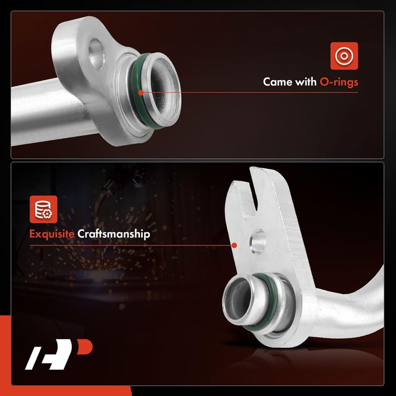 A-Premium A/C Suction Line Hose Assembly for Mitsubishi Lancer 2011-2015 L4 2.0L Turbocharged - Image 3