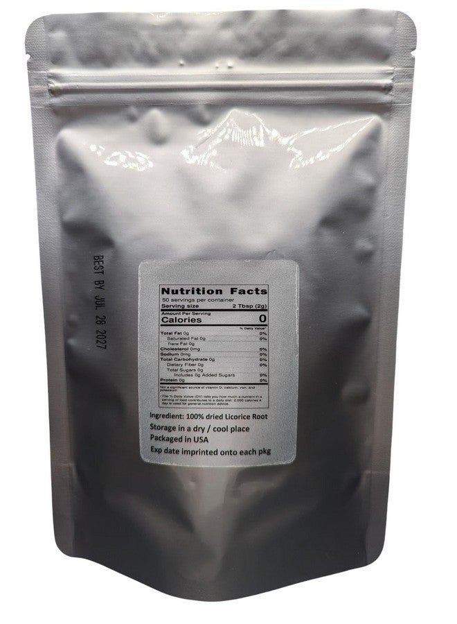 Nature Tea شاي الطبيعة جذر العرقسوس - شريحة جذر غليسيريزا أورالنسيس 16 أونصة (1.0 رطل) - Image 2