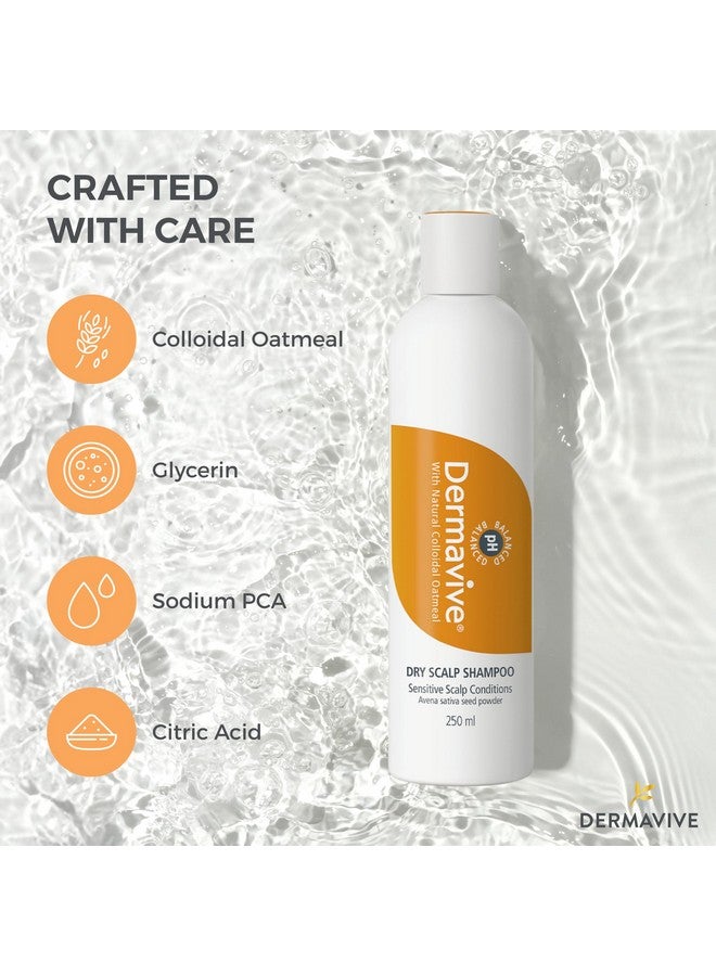 Dermavive Dry Scalp Shampoo Dandruff Control Hydrating And Moisturizing Shampoo For Dry Sensitive Scalp 250Ml - Image 5
