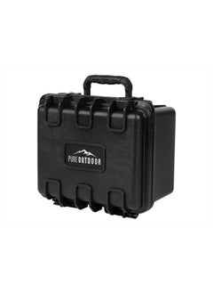 Monoprice Weatherproof/Shockproof Hard Case - Black Ip67 Level Dust and Water Protection Up to 1 Meter Depth with Customizable Foam, 10" x 9" x 7"  - Image 1