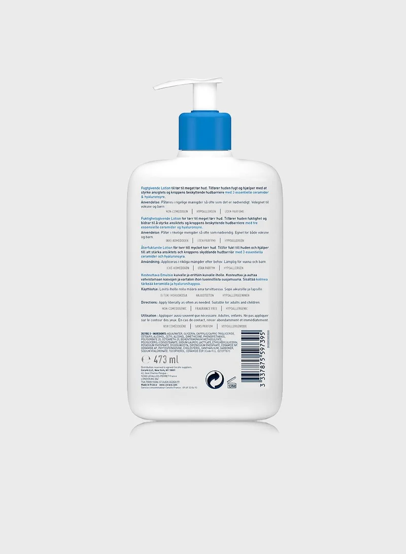 CeraVe Moisturising Lotion for Dry Skin to very dry skin with Hyaluronic Acid 473 ML