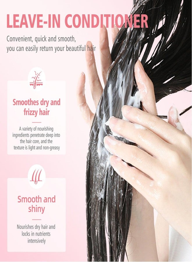 Grospe Rose Hair Conditioner,Softening Leave-In Conditioner With Rose Hips Extract,Vitamin E & Jojoba Oil,Softens Hair and Smooths Frizzy Conditioner,free from mineral oile,For Dry,Damaged Hair And Growth - Image 2
