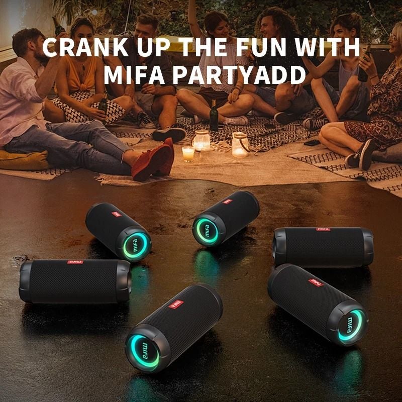 Mifa Wildrod Portable Wireless Bluetooth Speaker Outdoor Camping Speaker Bluetooth 5.3 Ip67 Waterproof + Card - Image 4