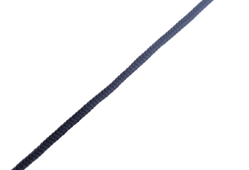 KONMAY 1.5mm Braided Nylon Bracelet Making String Cord,150 Yards Nylon Shamballa Macramé/Beading Cord Lift Shade Cord, Black 900 - Image 3