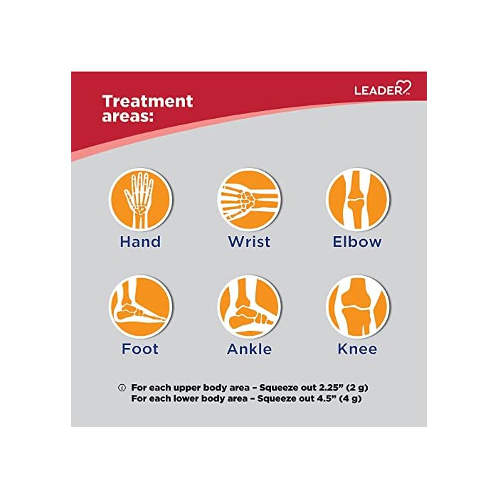 Leader Arthritis Pain Relief Gel, Original Prescription Strength, Diclofenac Sodium Topical Gel 1%, for Adults, Both Men & Women, and Children 12+, Compare to Voltaren, 3.53 Oz (Pack of 2) - Image 4