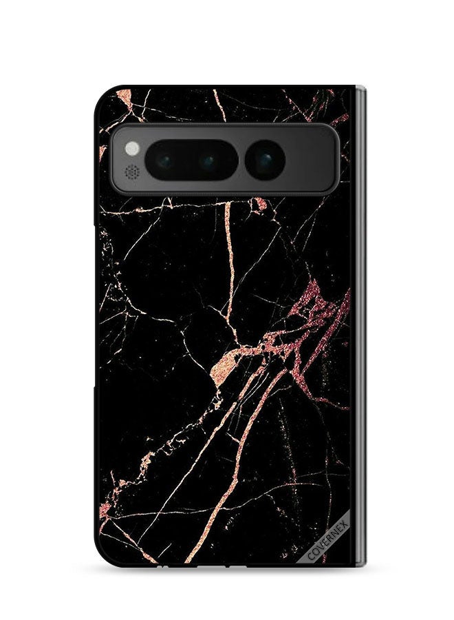 Covernex غطاء حماية لجهاز جوجل بيكسل فولد 5G بنمط رخام متشقق - Image 1