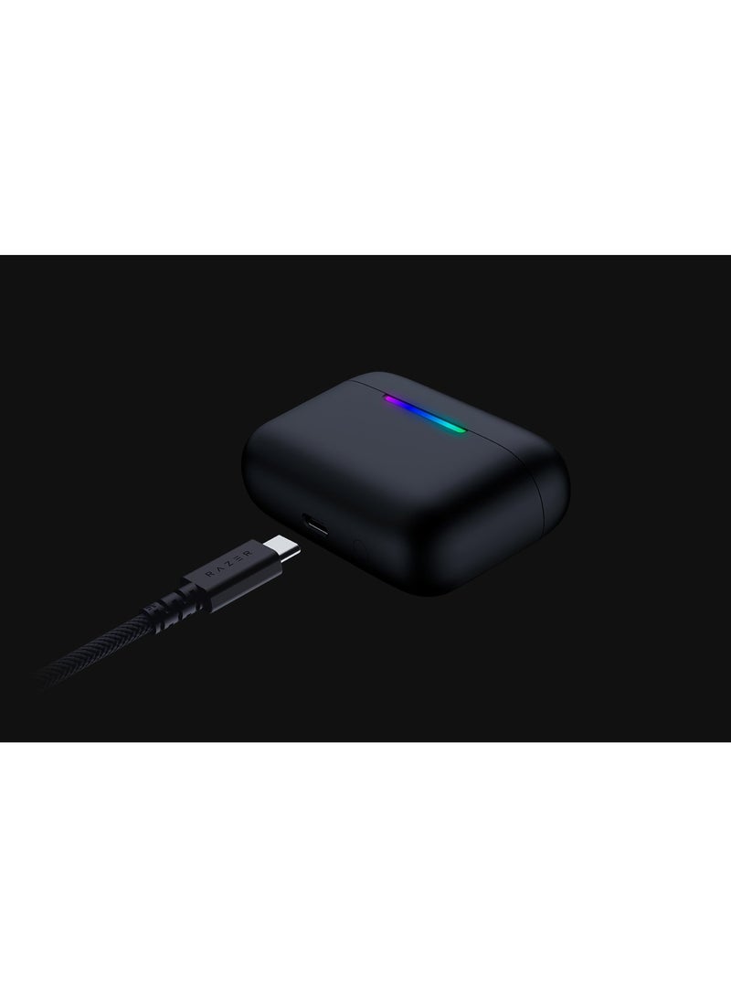 RAZER Hammerhead V3 Lineup Ultra-Low Latency, Multi-Platform Wireless ANC Earbuds, I RZ12-05610100-R3G1 black - Image 2