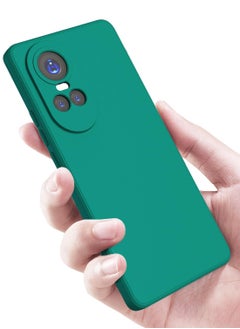 ماركة غير محددة جراب لهاتف OPPO Reno 10 / Reno 10 Pro غطاء سيليكون ناعم مقاوم للصدمات بلمسة نهائية غير لامعة وغطاء خلفي بطانة قماش داخلية مع جراب حماية للكاميرا لهاتف OPPO Reno 10 / Reno 10 Pro 5G  - Image 4