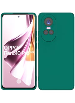 ماركة غير محددة جراب لهاتف OPPO Reno 10 / Reno 10 Pro غطاء سيليكون ناعم مقاوم للصدمات بلمسة نهائية غير لامعة وغطاء خلفي بطانة قماش داخلية مع جراب حماية للكاميرا لهاتف OPPO Reno 10 / Reno 10 Pro 5G  - Image 5
