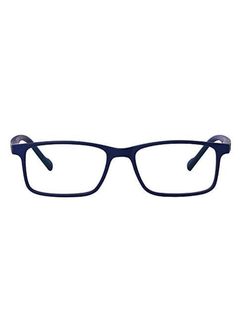 Tom Oliver JUNIOR Blue Light Blocking Computer Screen Glasses - Anti Harmful Blue Light, UV, Glare | Protection Eyewear for Children from Digital Screen Time & Home schooling for Boy's & Girl's Age 5 - 12 (Rectangle, Blue) - Image 1