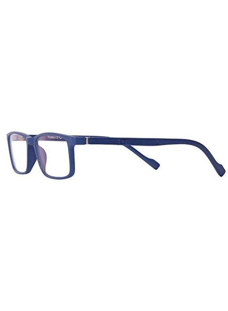 Tom Oliver JUNIOR Blue Light Blocking Computer Screen Glasses - Anti Harmful Blue Light, UV, Glare | Protection Eyewear for Children from Digital Screen Time & Home schooling for Boy's & Girl's Age 5 - 12 (Rectangle, Blue) - Image 4