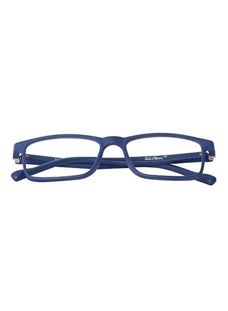 Tom Oliver JUNIOR Blue Light Blocking Computer Screen Glasses - Anti Harmful Blue Light, UV, Glare | Protection Eyewear for Children from Digital Screen Time & Home schooling for Boy's & Girl's Age 5 - 12 (Rectangle, Blue) - Image 5