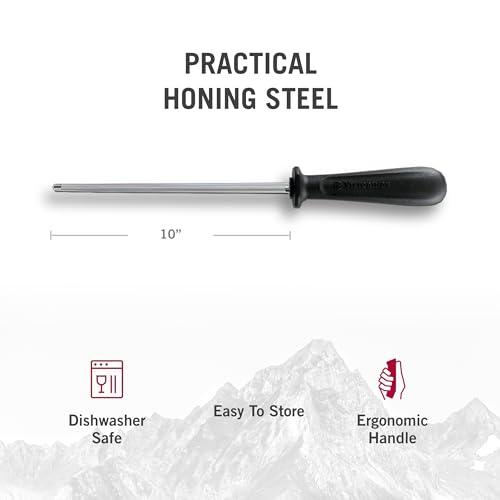 SwitchGrip Victorinox Swiss Army Cutlery Swiss Classic Fibrox Honing Steel, 10-Inch, Multicolor (6.8002.US1) - Image 4