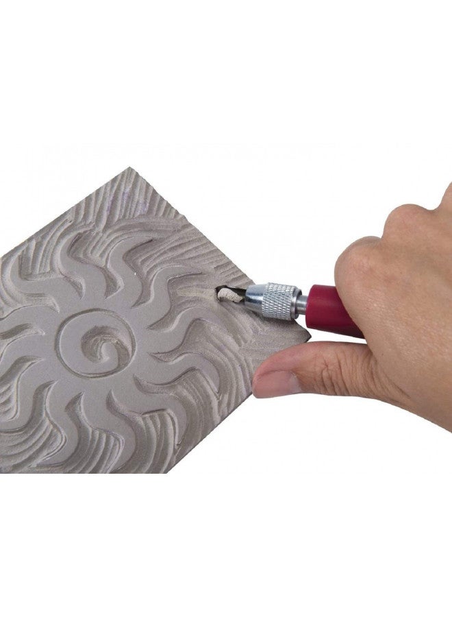 Speedball Red Baron Unmounted Linoleum Block, 12-Inch x 18-Inch Battleship Grey - Image 3