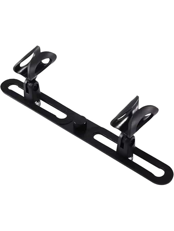 Stereo Array Microphone Stand Mount with 2 Clips for Studio Singing - Image 1