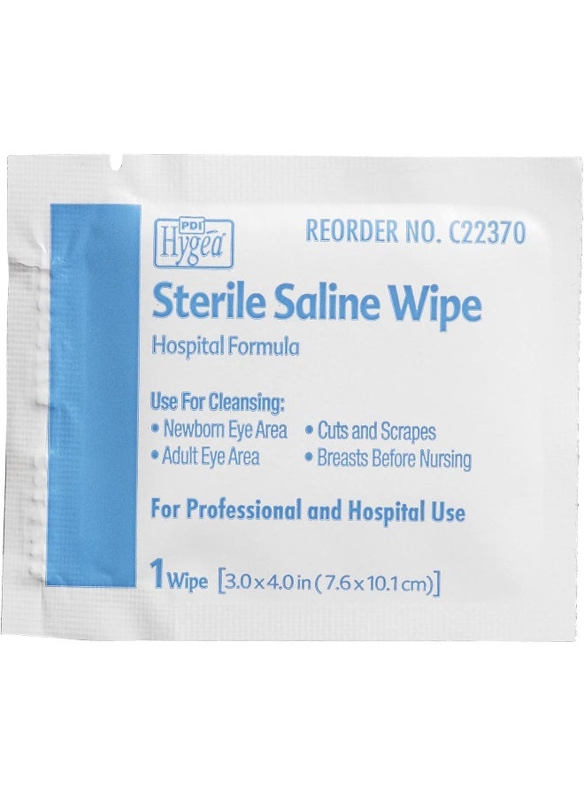 PDI Saline Wipe Hygea Individual Packet Saline Unscented 1 Count - Image 3