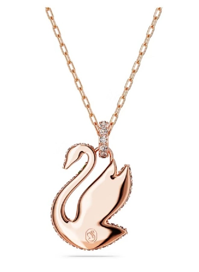 Generic Swan Red Rose Gold Color Necklace  - Image 3