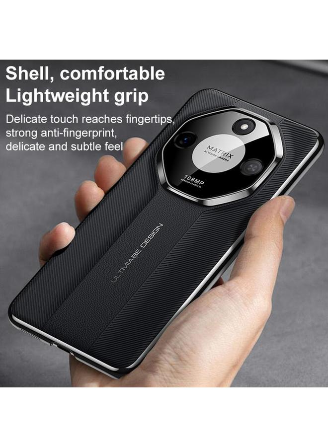 S-TOP Case For Honor Magic6 Pro Imitation Ultimate Design Plain Leather Phone Case - Image 3