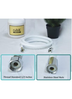 Shattaf Shower Hose Pipe with Metal connector, High Pressure Anti-twist PVC Explosion-Proof Encryption Bidet Hose (5 Meter) - pzsku/Z111A2EB0B73D66295555Z/45/_/1720621535/8bfbebc5-17f9-41dc-a22a-55c0f87f1eef