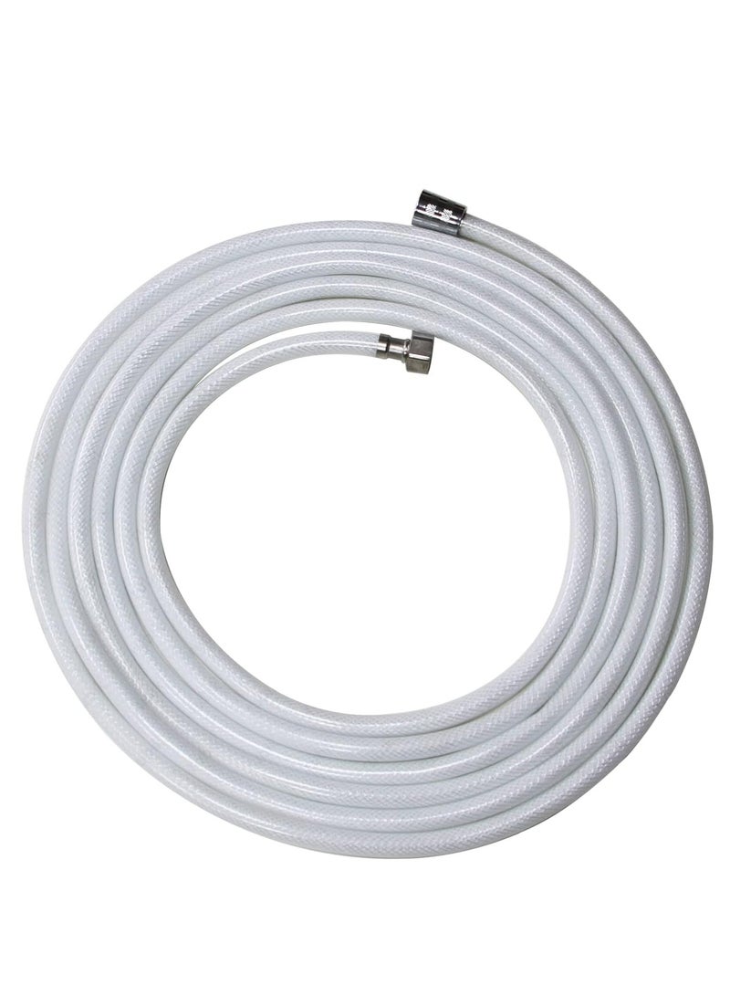 Rubik Shattaf Shower Hose Pipe with Metal connector, High Pressure Anti-twist PVC Explosion-Proof Encryption Bidet Hose (5 Meter) - Image 4