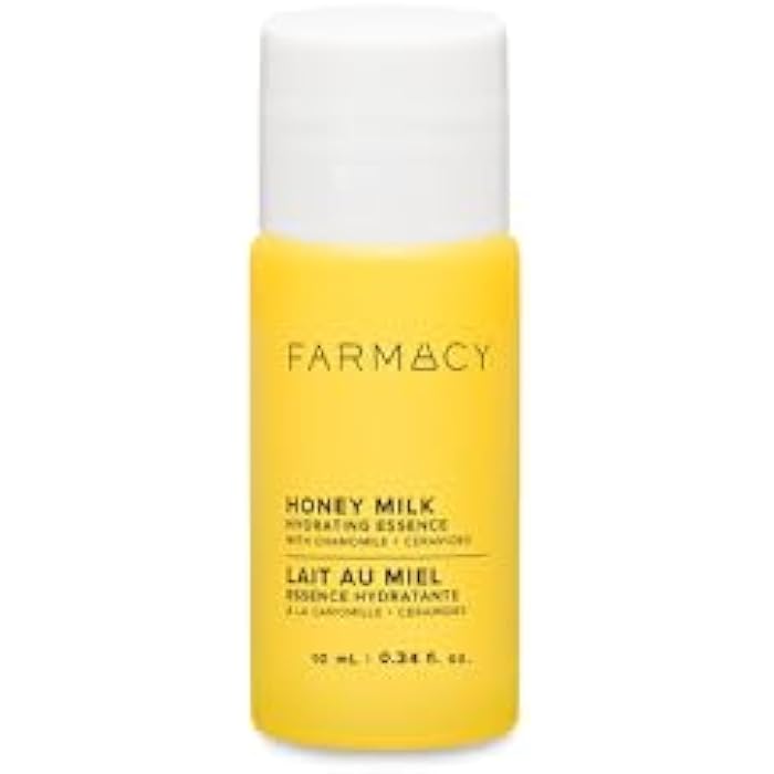 Farmacy Hydrating Essence - Hydrating Honey Milk Toner + Facial Essence to Soothe, Moisturize and Strengthen Skin Barrier - Preps Complexion for Skincare Products or Makeup Application (10ml) - Image 1