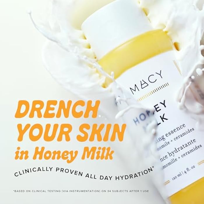 Farmacy Hydrating Essence - Hydrating Honey Milk Toner + Facial Essence to Soothe, Moisturize and Strengthen Skin Barrier - Preps Complexion for Skincare Products or Makeup Application (10ml) - Image 2